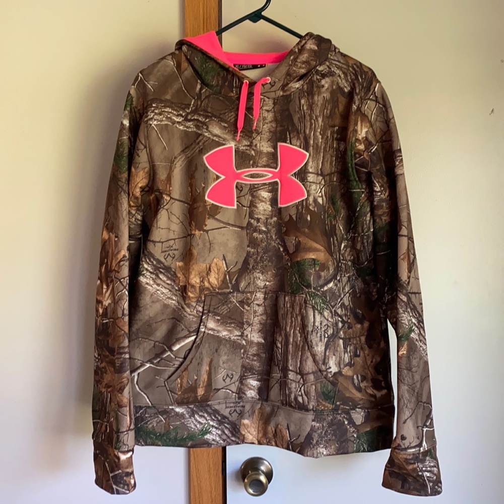Under Armour Pink Camo Sweatshirt